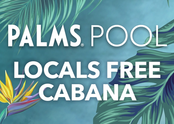 Palms Pool Locals Free Cabana