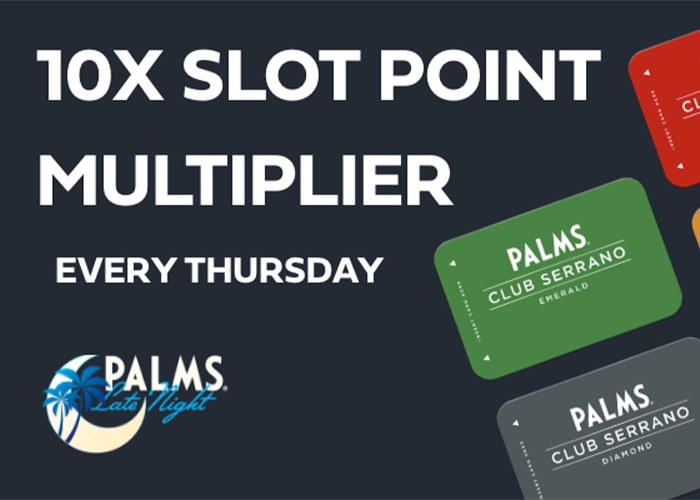 10X Slot Point Multiplier Every Thursday